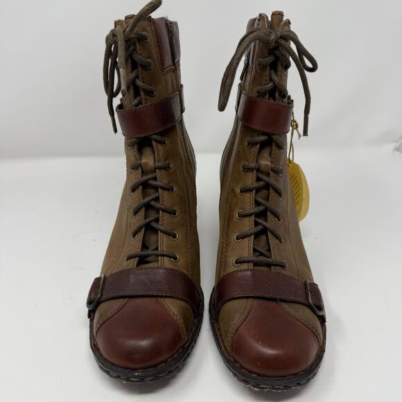 Born Boots Women's 8 M Carolina Ankle Bootie Buckles Moto Steampunk Goth Grunge - Picture 2 of 9